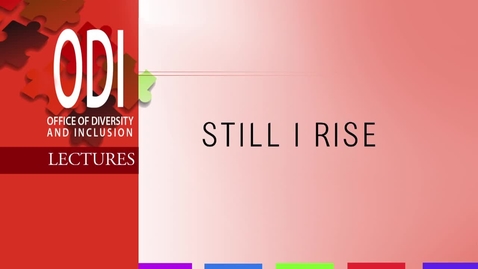 Thumbnail for ODI: Still I Rise! with Dr. Glenn Anderson - 2/27/14