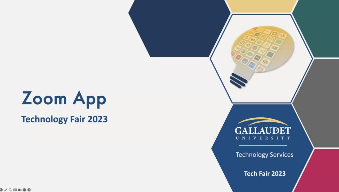 GTS Tech Fair - Zoom One Presentation