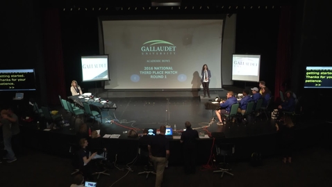 Thumbnail for 2016 National Academic Bowl Third Place Match