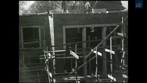 Thumbnail for entry Deaf Film 148-4: Construction of Edward Miner Gallaudet Memorial Library (EMG) (1956)