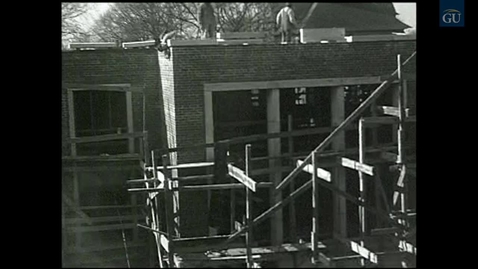 Thumbnail for Deaf Film 148-4: Construction of Edward Miner Gallaudet Memorial Library (EMG) (1956)