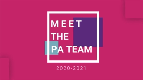 Thumbnail for entry Peer Advisor Team Fall 2020