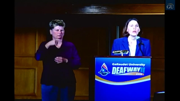 The Deaf Way II: Presentation Series Advocacy and Community Development  Deaf Inmates: Double Imprisonment