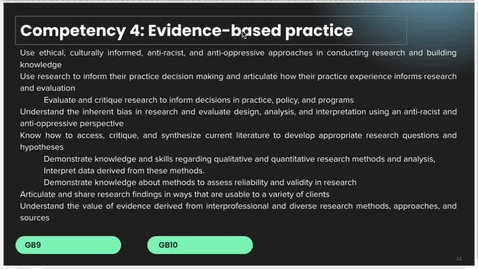 Thumbnail for MSW 741 GIM and CSWE EPAS part 2