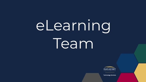 Thumbnail for Introducing the eLearning Team