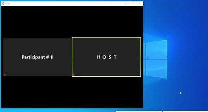 Zoom Participant And Chat Windows And Full Window Screen Gallaudet University