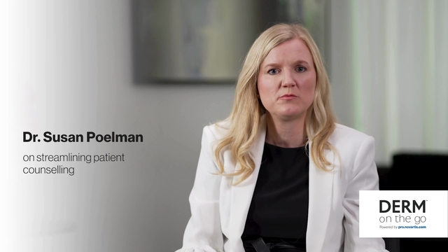 Dr. Susan Poelman on Streamlining Patient Counselling