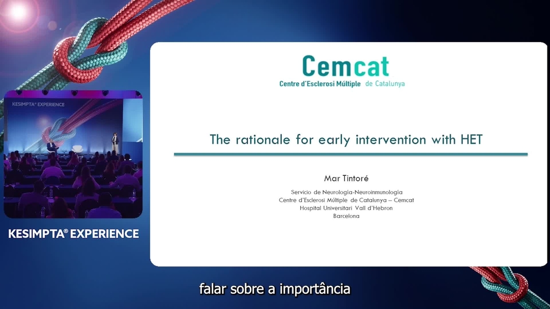 Kesimpta Experience – A justificativa para a intervenção precoce com terapias altamente eficazes para a Esclerose – Dra Mar Tintore (ESP)