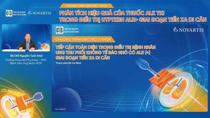 Chương trình đào tạo y khoa - Phân tích hiệu quả của thuốc ALK TKI trong điều trị UTPTKBN ALK+ giai đoạn tiến xa di căn