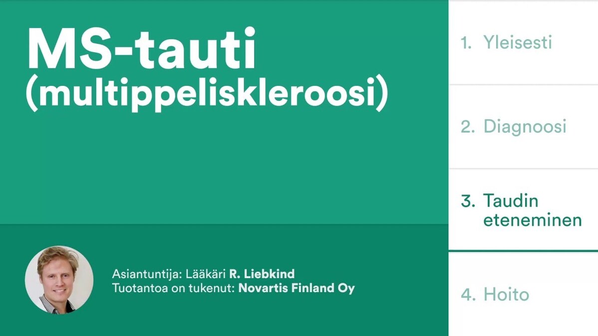 3. MS-taudin eteneminen