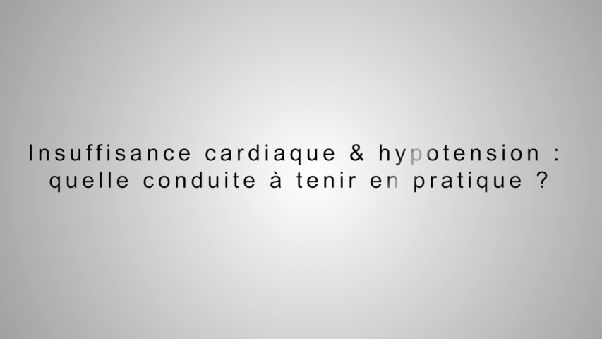 Vidéo IC & hypotension_Dr Cautela_110515