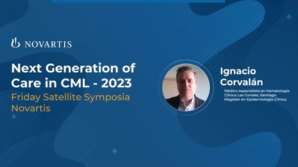Dr. Ignacio Corvalán ASH 2023 Next Generation of Care in CML