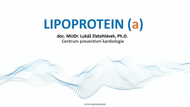 doc.MUDr. Lukáš Zlatohlávek - Lipoprotein 2