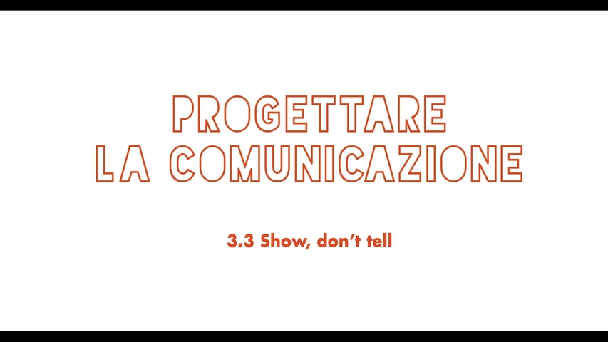 NIMP 1.3.3 Show, don't tell