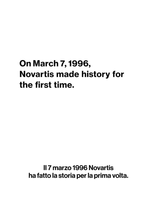 Novartis, l’innovazione compie 25 anni