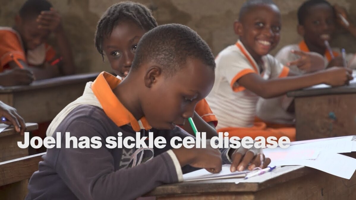 Joel has sickle cell disease