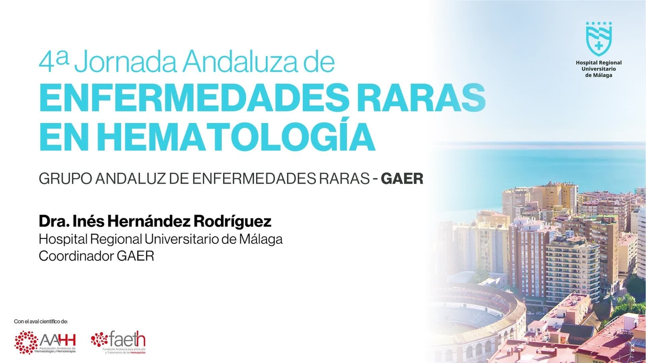 4ª Jornadas enfermedades raras Andalucía