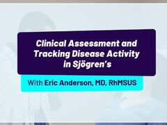 FA-11586211 SjD DSE Clinical Assessment and Tracking Disease