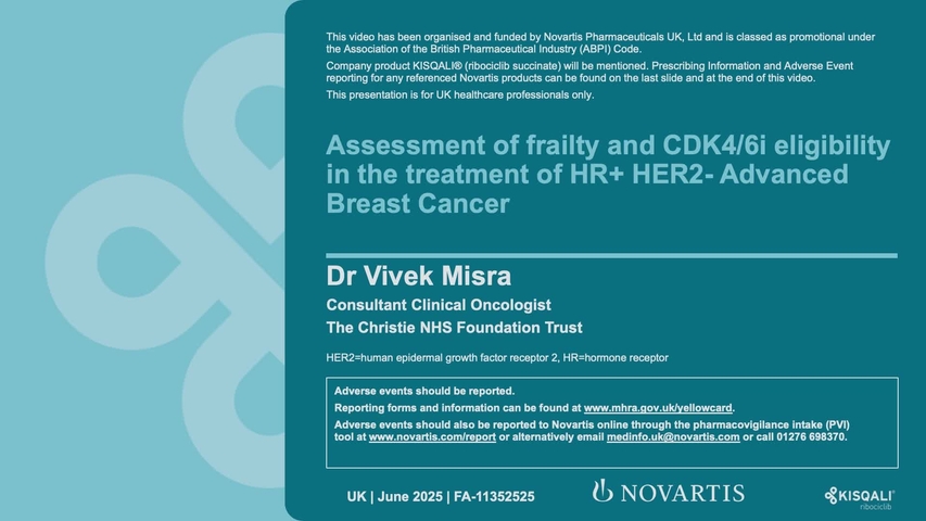 Kisqali Vivek Misra Frailty video