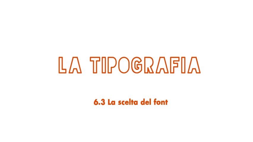 NIMP 1.6.3 La scelta dei font