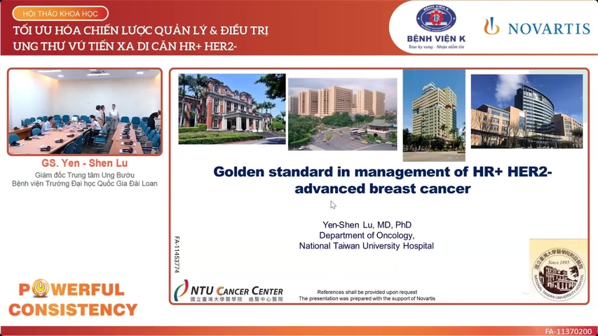 Tiêu chí vàng lựa chọn điều trị trên bệnh nhân ung thư vú tiến xa di căn HR+ HER2-