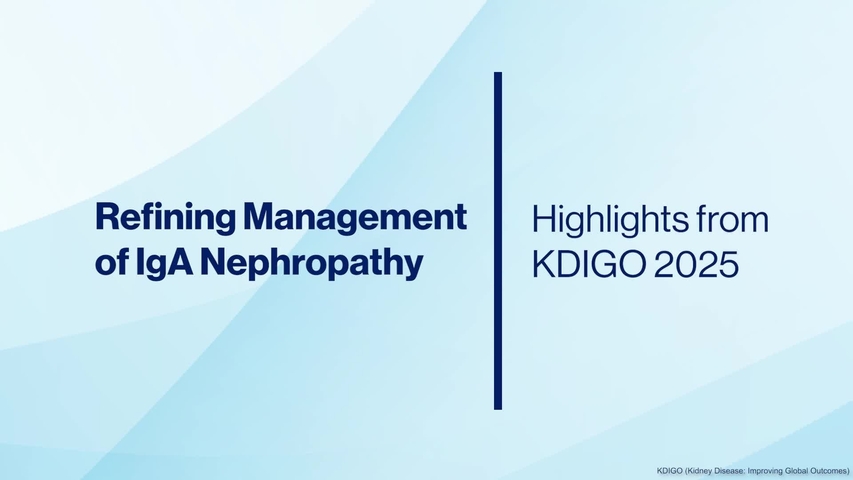 Refining management of IgA nephropathy – Highlights from KDI