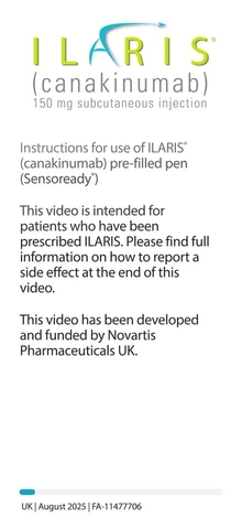 Ilaris Autoinjector pen AI video