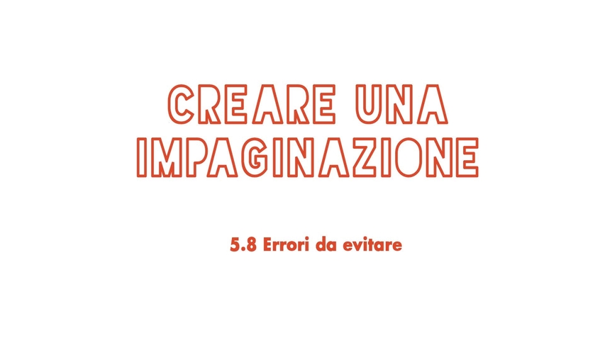 NIMP 1.5.8 Errori da evitare