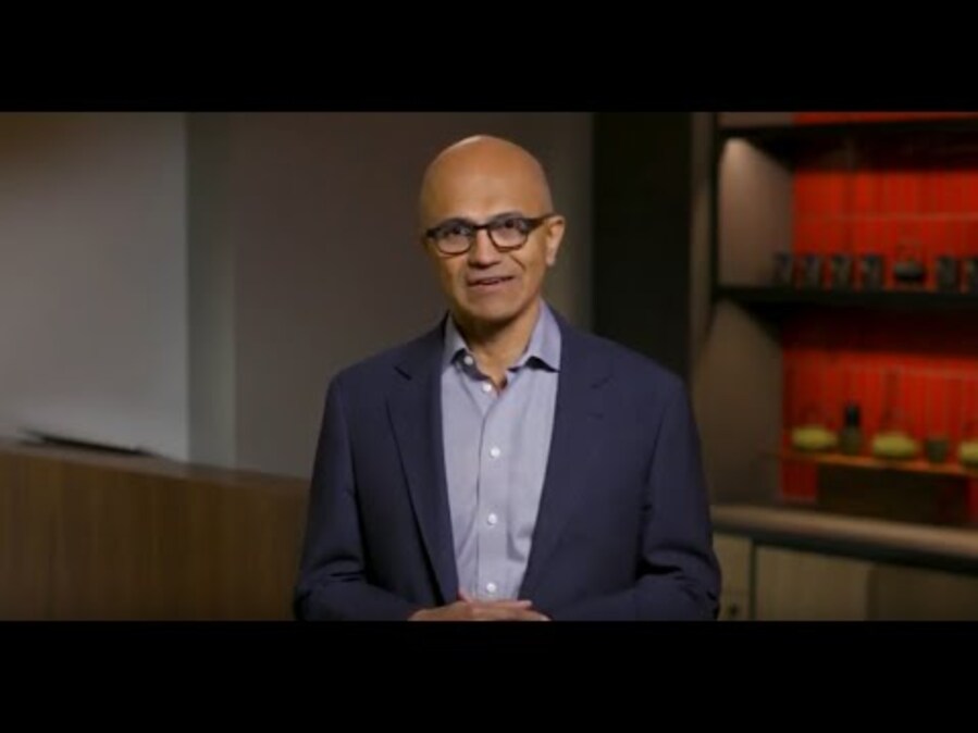 Satya Nadella announces strategic collaboration with Novartis