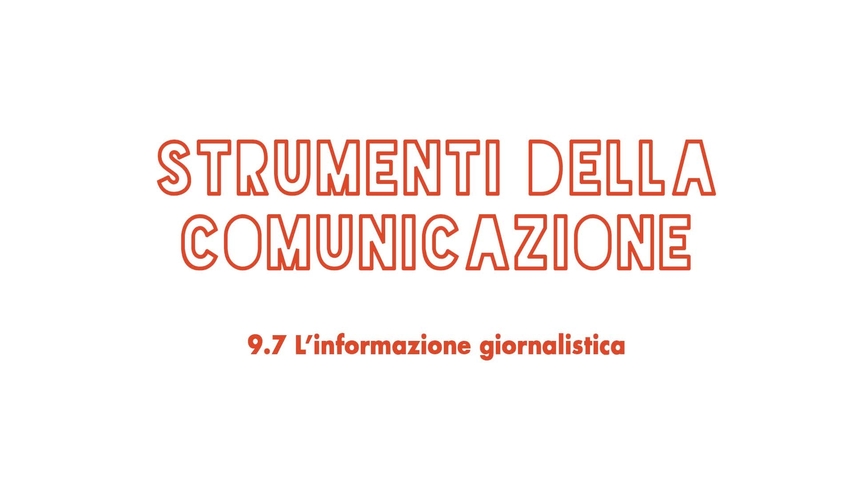 NIMP 1.9.7 L informazione giornalistica