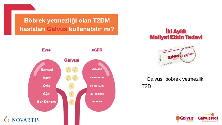 Böbrek yetmezliği olan T2DM hastaları Galvus kullanabilir mi