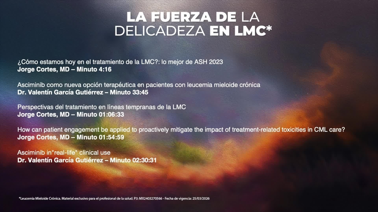 Asciminib ONDemand Platicas la fuerza de la delicadeza con P3