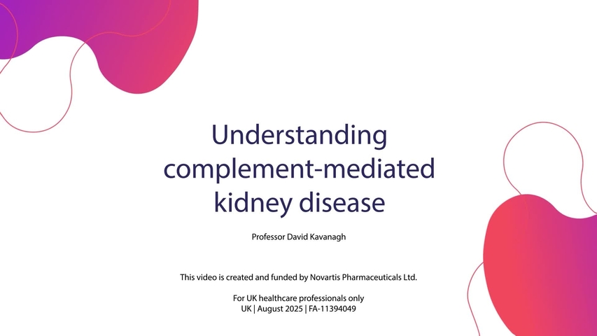 Understanding complement-mediated kidney disease video
