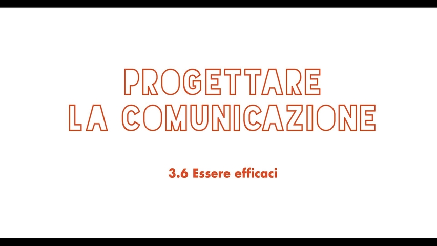 NIMP 1.3.6 Essere efficaci