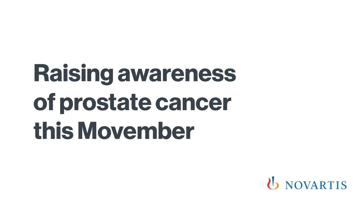 Raising awareness of prostate cancer this Movember