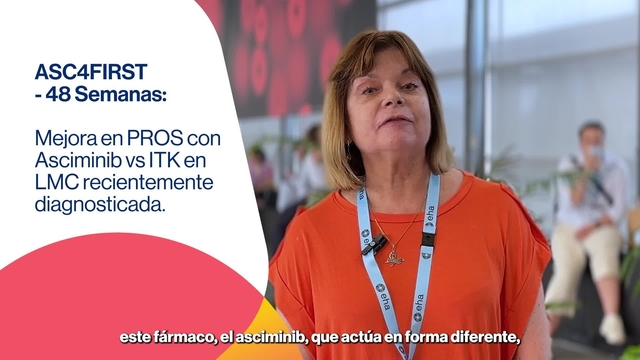 Hematologia_NoPromo_ASC4FIRST - 48 Semanas: Mejora en PROS con asciminib vs ITK en LMC recientemente diagnosticada. Dra. Bernardita Rojas_EHA 2025_1920X1080
