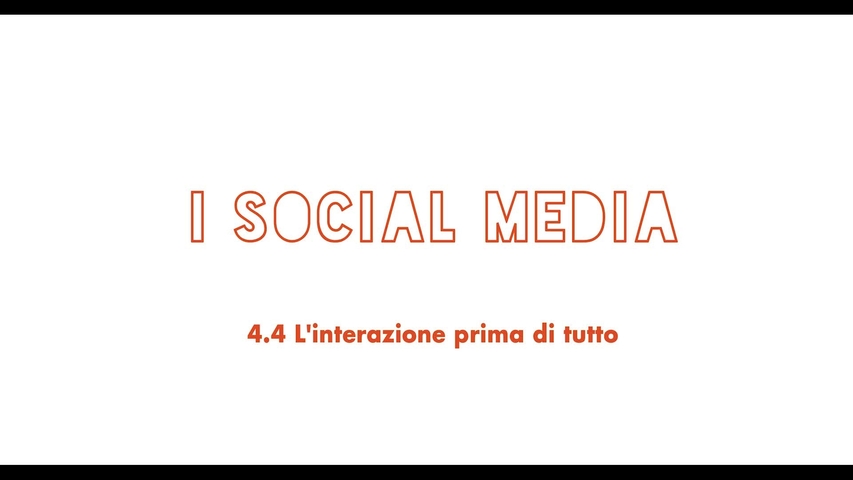 NIMP 1.4.4 L'Interazione prima di tutto