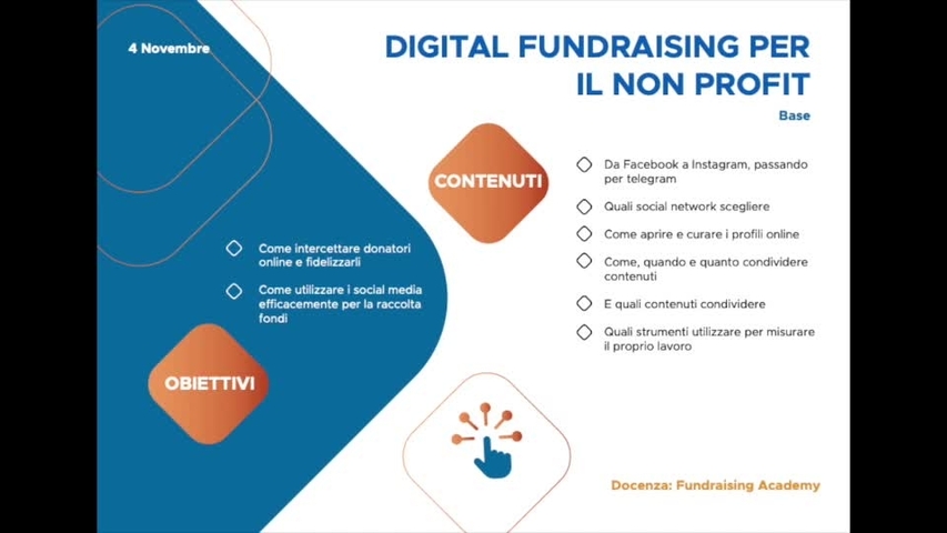 NIMP 2.5 Digital fundraising per il non profit - Base