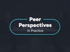 Peer Perspectives in Practice
