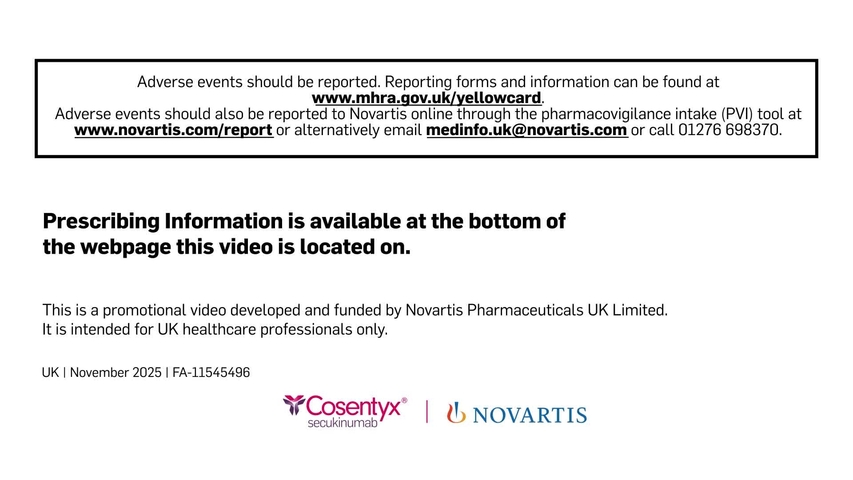 Cosentyx Derm Connect Highlights Video 2025