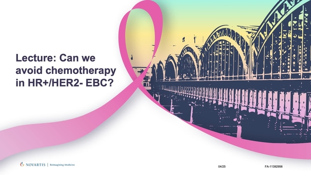 Oncologia_NoPromo_IntMedicalSummit2025_Lecture - Can we avoid chemotherapy in HR+-HER2-EBC_FA-11392956