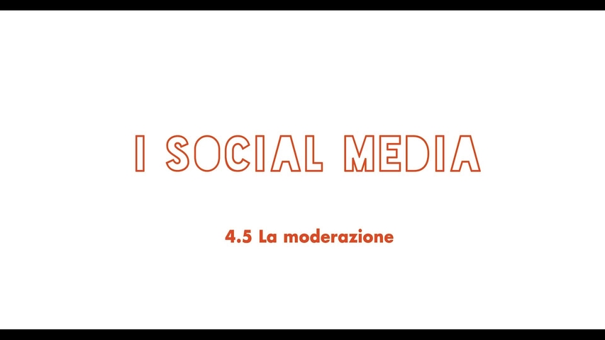 NIMP 1.4.5 La moderazione