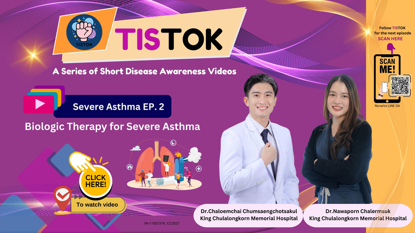SAA EP2. - Biologic for severe asthma - Chula_YUPAWAN POTCHA