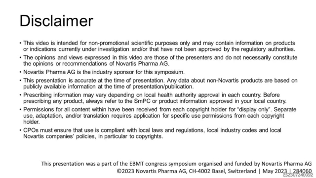 Video Simposio EBMT
