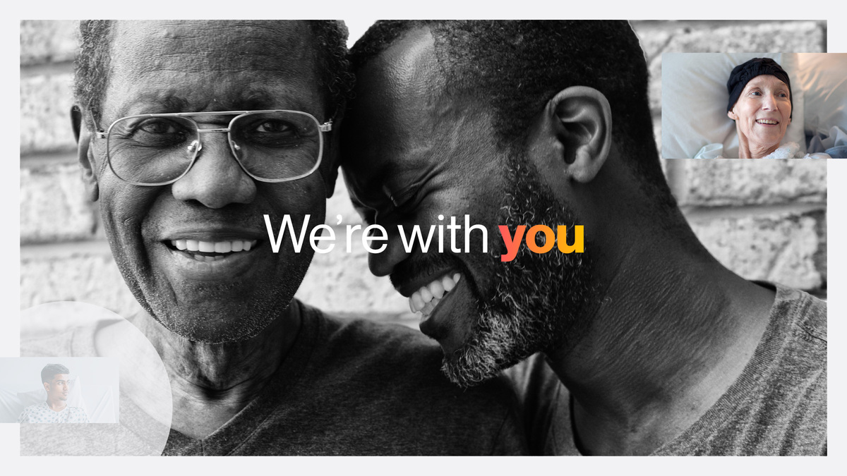 We're with you