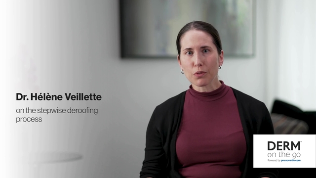 Dr. Helene Veillette on Stepwise Deroofing Process