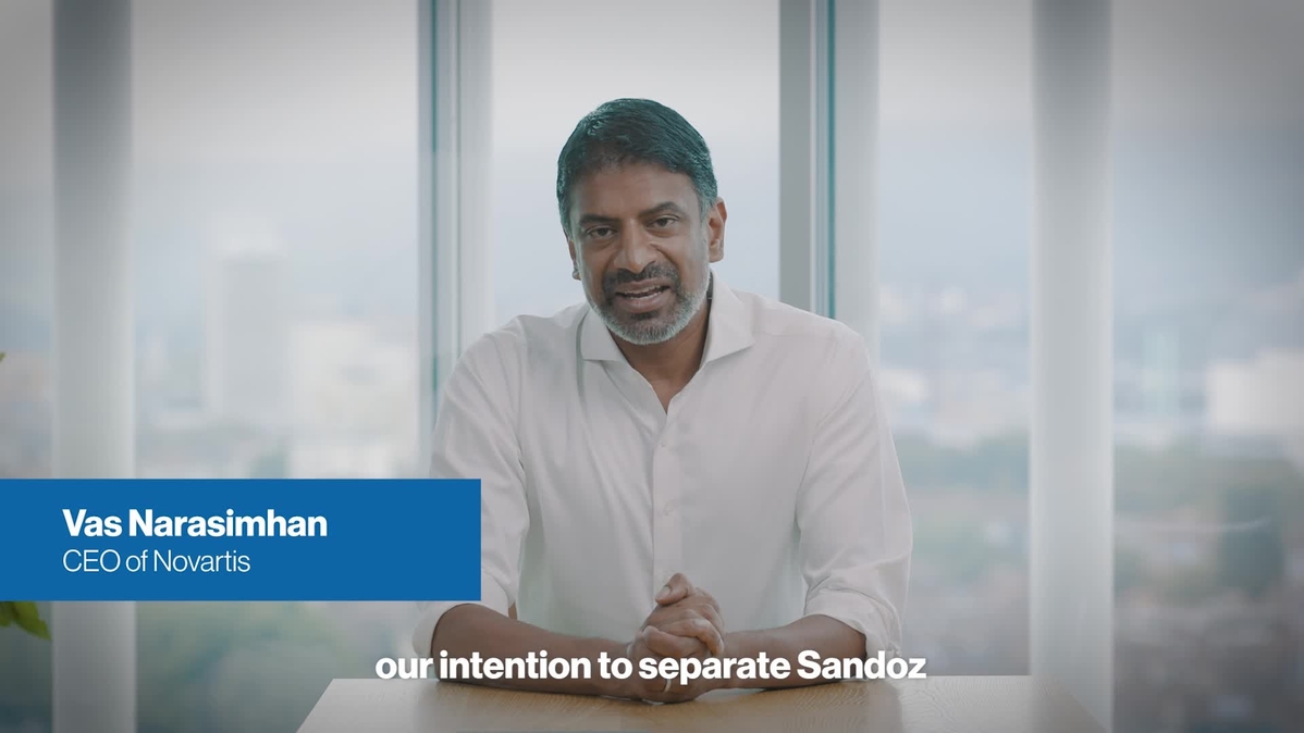 Novartis announces intention to separate Sandoz business to create a standalone company by way of a 100% spin-off