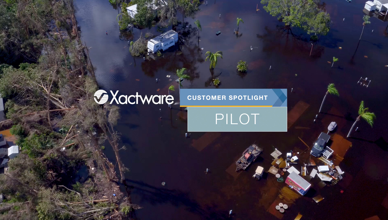 Pilot Catastrophe Services uses Xactware tools to handle flood claims.