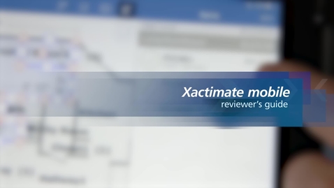 Thumbnail for Xactimate mobile: 2015 New Features