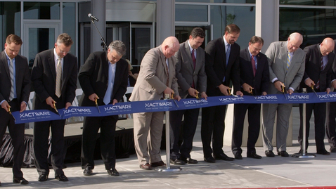 Thumbnail for entry Xactware Cuts Ribbon for New Headquarters